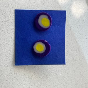 Polymer Clay “Daisy” Earstuds