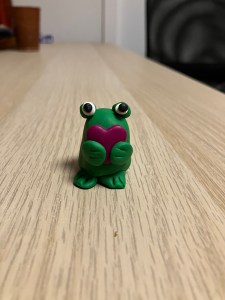 Polymer Clay Valentines Day Frog